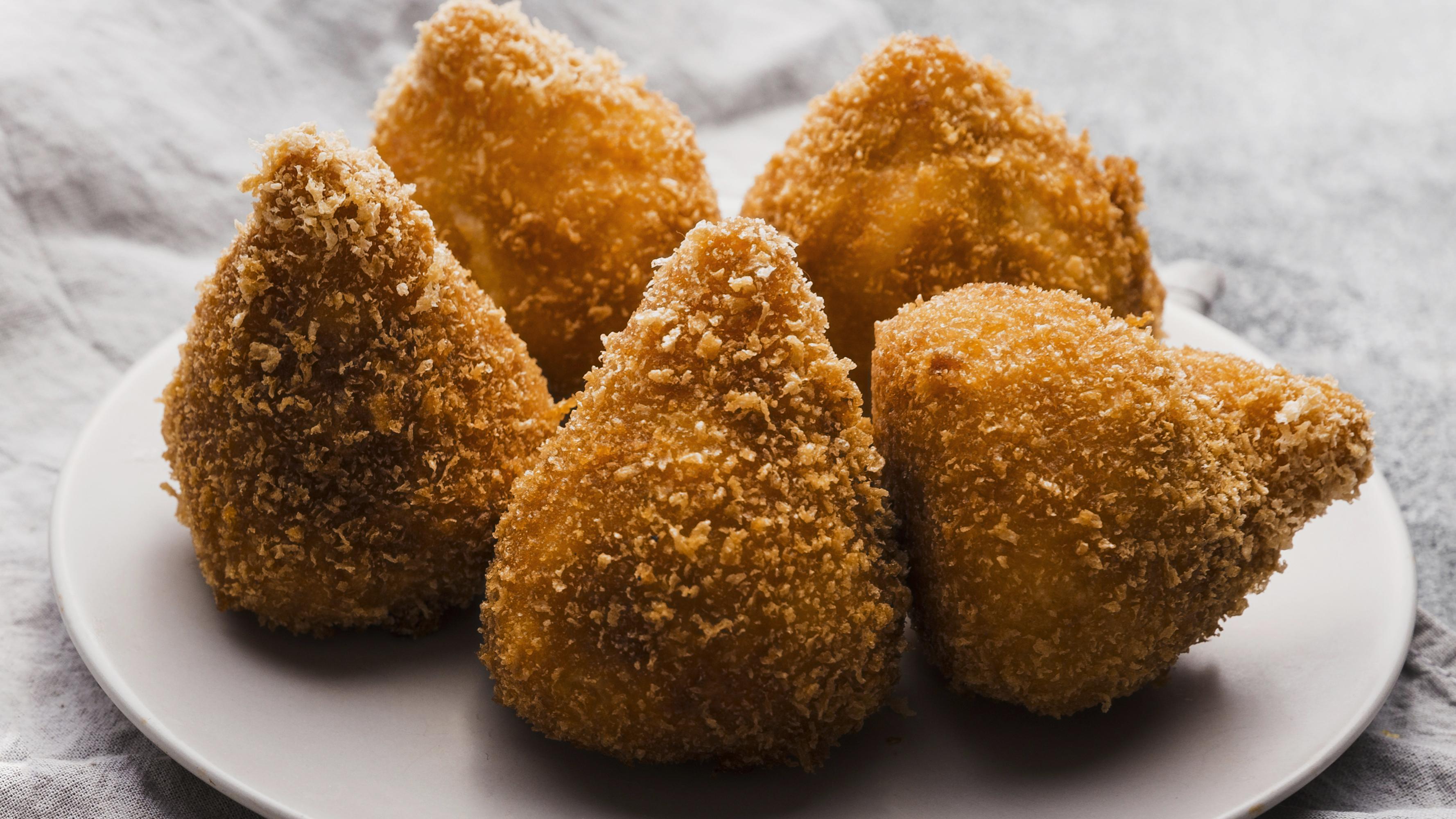 Receita de coxinha sem gl&uacute;ten
